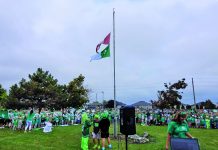 Rassemblement à Lakeshore