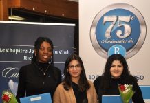 Le Chapître Jeunesse du Club Richelieu s’enrichit de trois nouveaux membres
